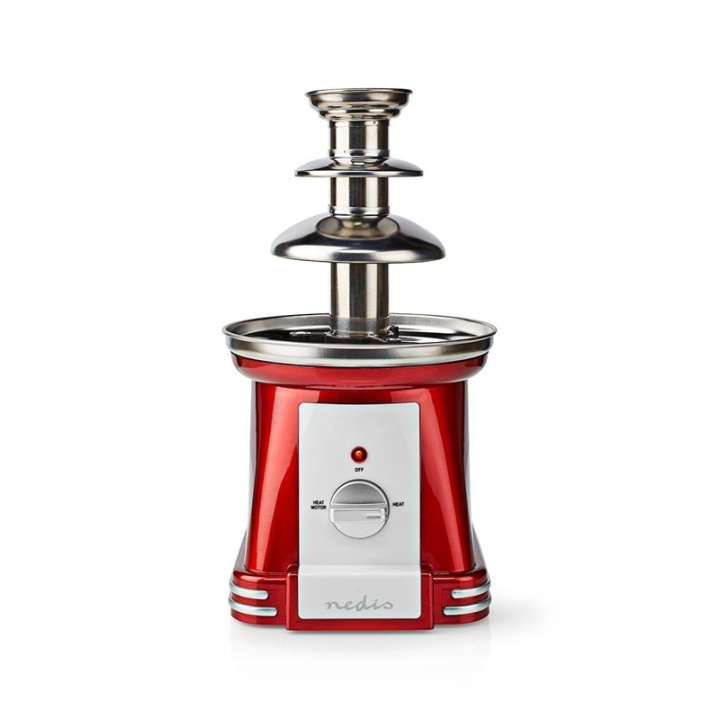 Nedis Chocolate Fontains | 90 W | Red / White in the group HOME, HOUSEHOLD & GARDEN / Household appliances / Other appliances at TP E-commerce Nordic AB (38-93948)