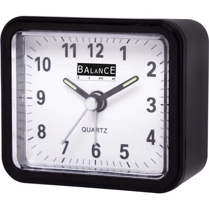 Balance Alarm Clock | Analogue | Black in the group HOME, HOUSEHOLD & GARDEN / Watches & Counters / Alarmclocks at TP E-commerce Nordic AB (38-93976)