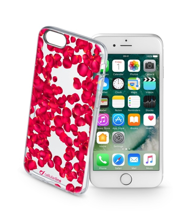 cellularline Roses, TPU shell iPhone 6/6S in the group SMARTPHONE & TABLETS / Phone cases / Apple / iPhone 6/6S / Cases at TP E-commerce Nordic AB (38-94004)
