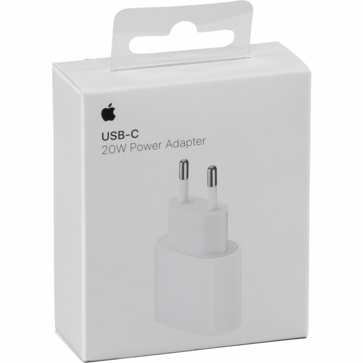 Apple (MHJE3ZM/A) USB-C, Power Adapter, Wall Charger, 20W, White in the group SMARTPHONE & TABLETS / Chargers & Cables / Wall charger / Wall charger USB-C at TP E-commerce Nordic AB (38-94047)