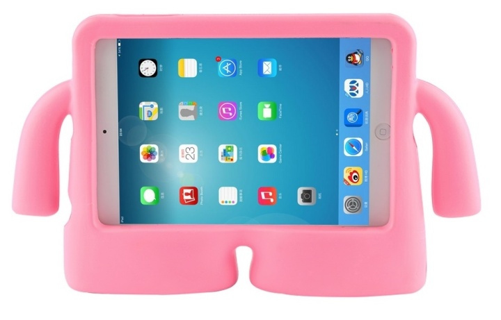Child case for iPad Mini 1/2/3, Light pink in the group SMARTPHONE & TABLETS / Tablet cases / Apple iPad at TP E-commerce Nordic AB (38-94050)