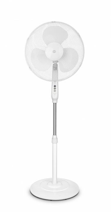 Golvfläkt, 40 cm, låg ljudnivå, 3 hastigheter, Rund fot in the group HOME, HOUSEHOLD & GARDEN / Fans & Climate products / Floor standing fans at TP E-commerce Nordic AB (38-94082)