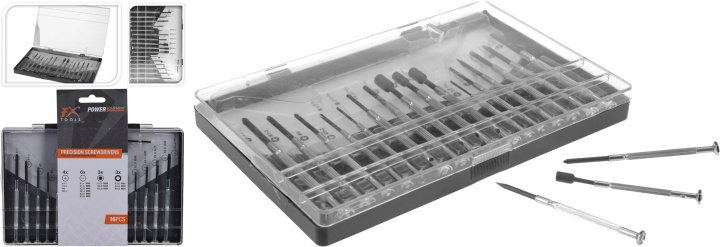 FX Tools, screwdriver kit, 16 pieces in the group HOME, HOUSEHOLD & GARDEN / Tools / Other tools & Accesories at TP E-commerce Nordic AB (38-94093)