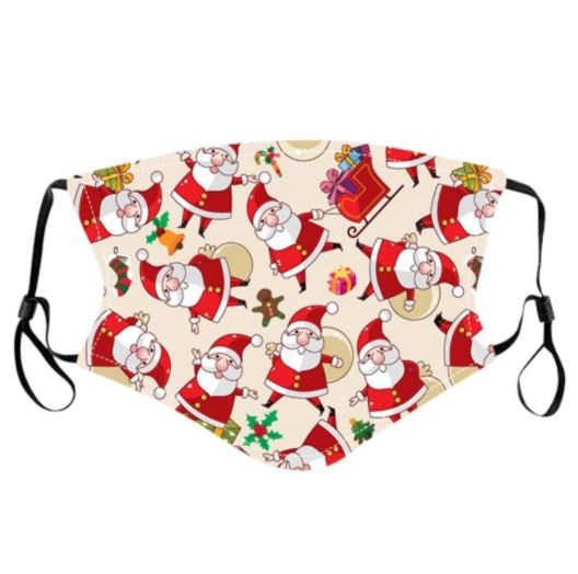 Mouth guard with Christmas motif (Santa Claus) in the group BEAUTY & HEALTH / Health care / Face masks at TP E-commerce Nordic AB (38-94219)