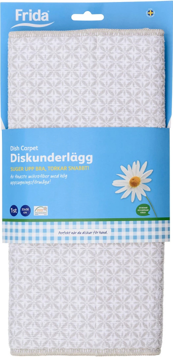 Frida Diskunderlägg i mikrofiber för effektiv torkning in the group HOME, HOUSEHOLD & GARDEN / Cleaning products / Other cleaning accessories at TP E-commerce Nordic AB (38-94289)