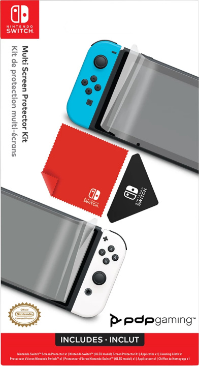 Skärmskyddskit till Nintendo Switch och Switch OLED in the group HOME ELECTRONICS / Game consoles & Accessories / Nintendo Switch / Accessories at TP E-commerce Nordic AB (38-94333)