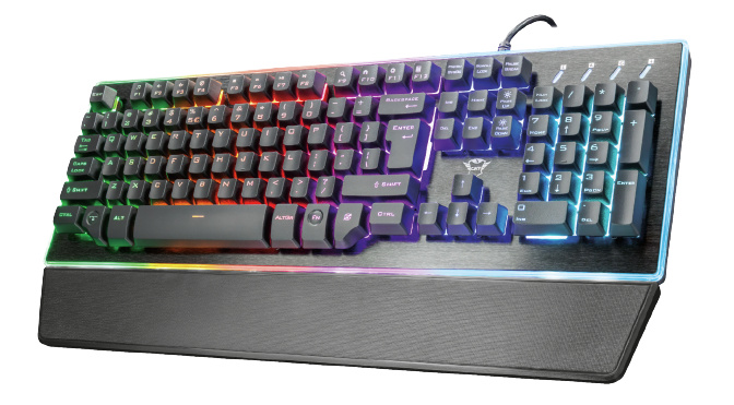 Trust GXT 860 Thura Semi-mechanical LED Keyboard in the group COMPUTERS & PERIPHERALS / GAMING / Keyboards at TP E-commerce Nordic AB (38-94402)