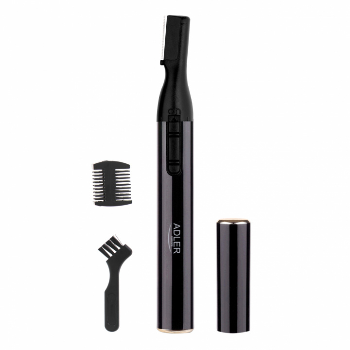 Adler AD 2934b Eyebrow Trimmer, Black in the group BEAUTY & HEALTH / Hair & Styling / Shaving & Trimming / Hair trimmers at TP E-commerce Nordic AB (38-94413)