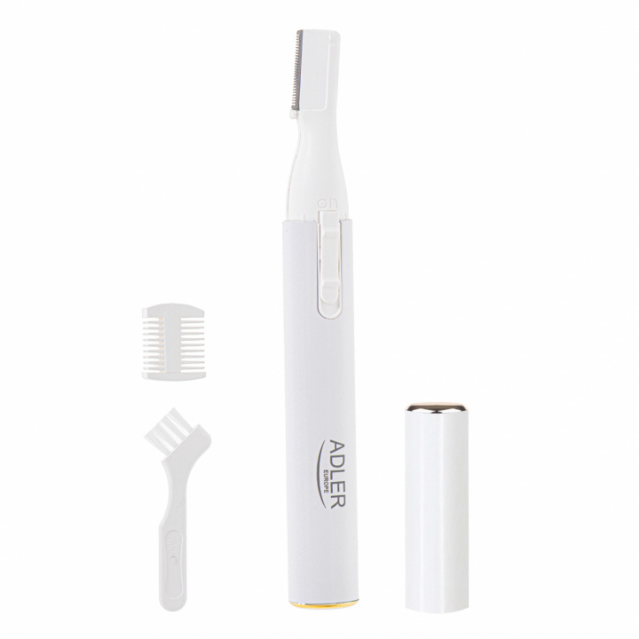 Adler AD 2934w Eyebrow Trimmer, White in the group BEAUTY & HEALTH / Hair & Styling / Hair removal / Ladyshave at TP E-commerce Nordic AB (38-94414)