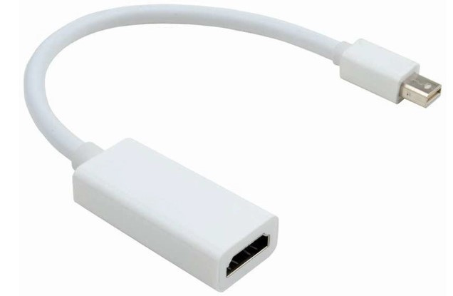 Mini DisplayPort till HDMI adapter, med ljud, 1080p upplösning, Vit in the group HOME ELECTRONICS / Cables & Adapters / HDMI / Adapters at TP E-commerce Nordic AB (38-94615)