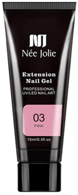 Née Jolie Extension Nail Gel - 3 Pink in the group BEAUTY & HEALTH / Manicure / Pedicure / Nail polish at TP E-commerce Nordic AB (38-94623)