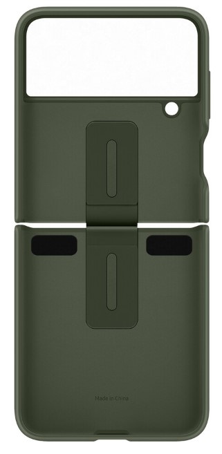 Samsung Z Flip4 Sil Cover w. Ring Khaki in the group SMARTPHONE & TABLETS / Phone cases / Samsung at TP E-commerce Nordic AB (38-94675)