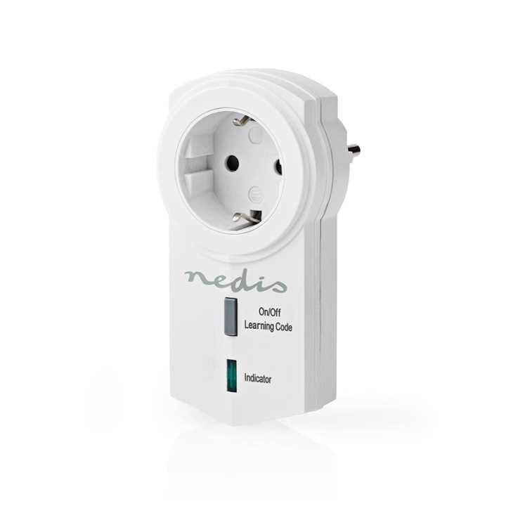 Nedis RF Plug | Mesh / 433 MHz | IP20 | 3680 W | Plug with earth contact / Type F (CEE 7/7) | -10 - 40 °C | White in the group HOME, HOUSEHOLD & GARDEN / Smart home / Smart plugs at TP E-commerce Nordic AB (38-95076)