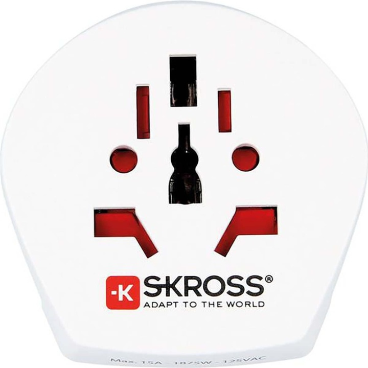 SKross Travel Adapter World-to-USA Earthed in the group HOME, HOUSEHOLD & GARDEN / Electricity & Lighting / Travel adapters at TP E-commerce Nordic AB (38-95089)