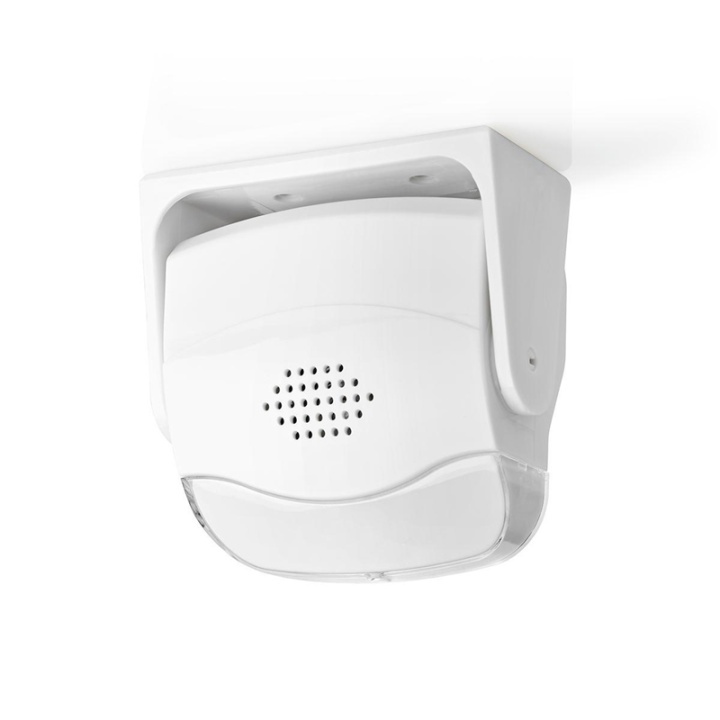 Nedis Motion Detection Alarm | Battery Powered | 3x AAA/LR03 | 80 dB | Detector range: 1.10 m | Detector angle: 10 ° | Ceiling / Wall | White in the group HOME, HOUSEHOLD & GARDEN / Alarm & Security / Motion sensors at TP E-commerce Nordic AB (38-95199)