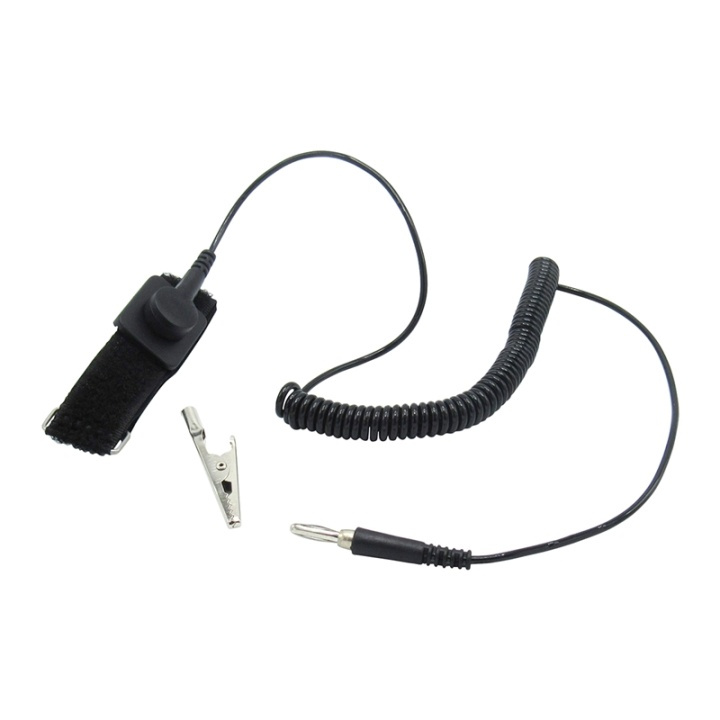 RND Lab Antistatic Wrist Strap Black in the group COMPUTERS & PERIPHERALS / Computer components / Tools & Mounting at TP E-commerce Nordic AB (38-95221)
