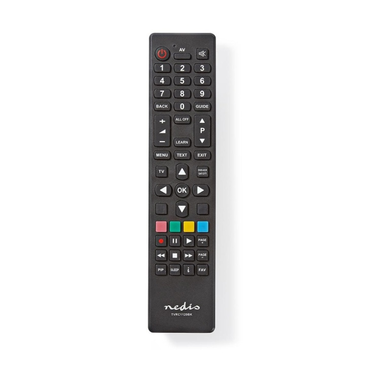 Nedis Universal Remote Control | Programmable | 2 Devices | Clear Lay-out | Infrared | Black in the group HOME ELECTRONICS / Audio & Picture / TV & Accessories / Remote controls at TP E-commerce Nordic AB (38-95249)