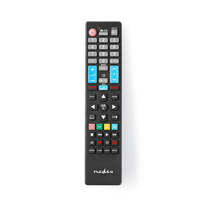 Nedis Replacement Remote Control | Suitable for: LG | Fixed | 1 Device | Amazon Prime / Netflix Button / Smart home Button | Infrared | Black in the group HOME ELECTRONICS / Audio & Picture / TV & Accessories / Remote controls at TP E-commerce Nordic AB (38-95257)