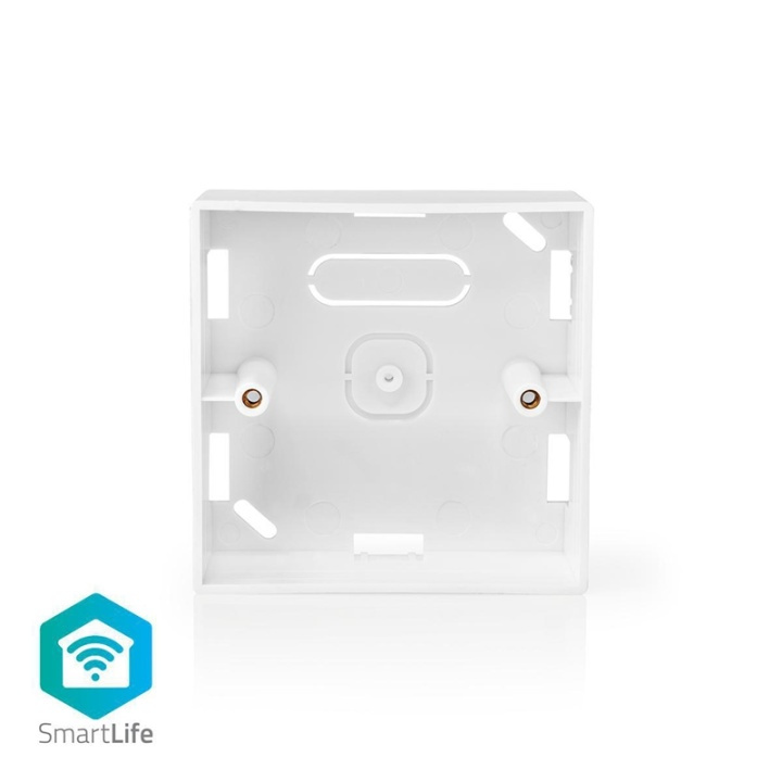 Nedis Back Box | Accessory for: WIFIWC10WT / WIFIWS10WT / WIFIWS20WT | Surface Mounted | White in the group HOME, HOUSEHOLD & GARDEN / Electricity & Lighting / electrical installation / Accessories at TP E-commerce Nordic AB (38-95287)