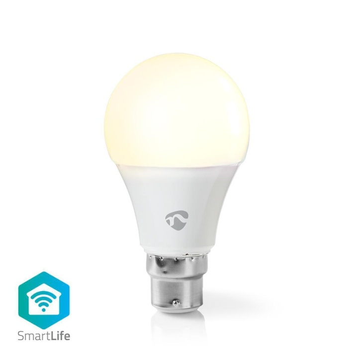 Nedis SmartLife LED Bulb | Wi-Fi | B22 | 800 lm | 9 W | Warm White | 2700 K | Android™ / IOS | A60 | 1 pcs in the group HOME, HOUSEHOLD & GARDEN / Smart home / Smart Lights at TP E-commerce Nordic AB (38-95288)