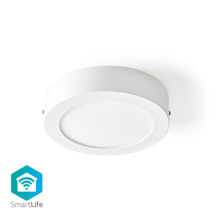 Nedis SmartLife Ceiling Light | Wi-Fi | Cool White / Warm White | Round | Diameter | 800 lm | 2700 - 6500 K | IP20 | Energy class: G | Android™ / IOS in the group HOME, HOUSEHOLD & GARDEN / Smart home / Smart Lights at TP E-commerce Nordic AB (38-95310)