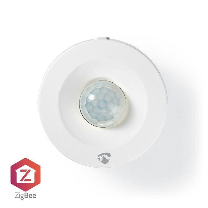 Nedis SmartLife Motion Sensor | Zigbee 3.0 | Battery Powered | IP20 | Detector angle: 120 ° | Detector range: 5 m | Max. battery life: 12 months | White in the group HOME, HOUSEHOLD & GARDEN / Alarm & Security / Motion sensors at TP E-commerce Nordic AB (38-95318)