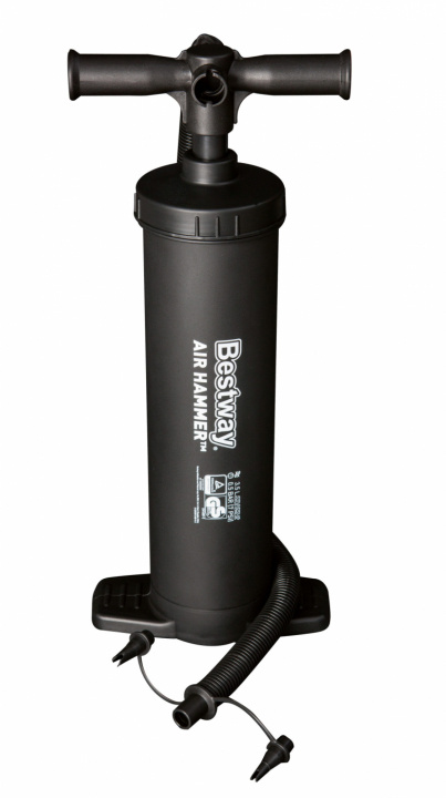 Bestway Luftpump Air Hammer 48cm - Dubbelverkande handpump in the group Sport, leisure & Hobby / Outdoor recreation / Air mattresses at TP E-commerce Nordic AB (38-95335)