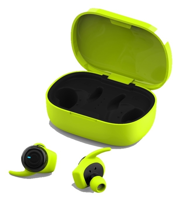 Forever 4Sport TWE-300, Helt trådlösa sporthörlurar, Grön in the group HOME ELECTRONICS / Audio & Picture / Headphones & Accessories / Headphones at TP E-commerce Nordic AB (38-95616)