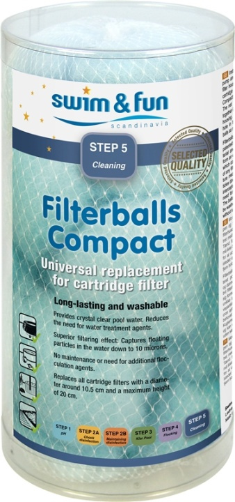 Swim & Fun Filterballs Compact in the group HOME, HOUSEHOLD & GARDEN / Garden products / Pool & Accessories / Filter and accessories at TP E-commerce Nordic AB (38-95628)