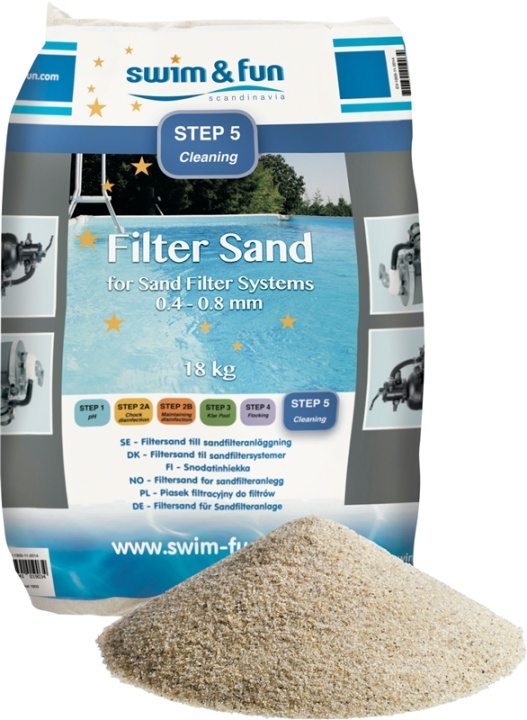 Filtersand 18 kg in the group HOME, HOUSEHOLD & GARDEN / Garden products / Pool & Accessories / Filter and accessories at TP E-commerce Nordic AB (38-95632)