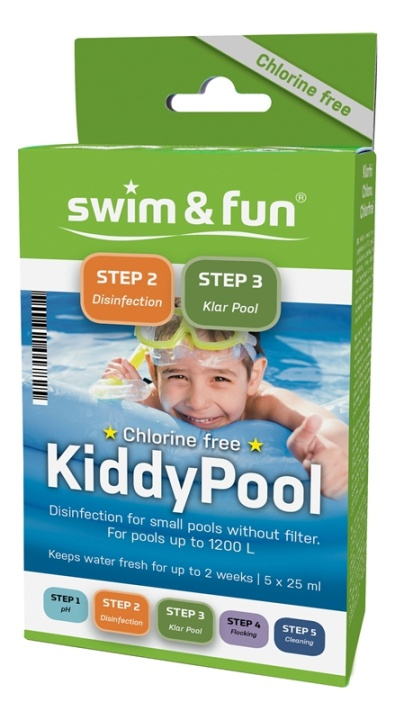 KiddyPool 5 x 25 ml in the group HOME, HOUSEHOLD & GARDEN / Garden products / Pool & Accessories / Poolchem at TP E-commerce Nordic AB (38-95643)