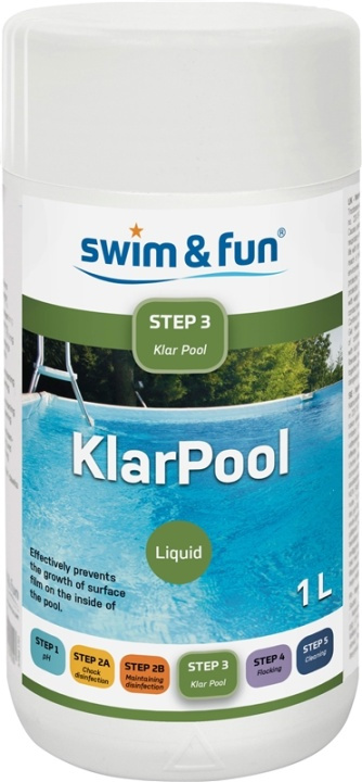 KlarPool 1 liter in the group HOME, HOUSEHOLD & GARDEN / Garden products / Pool & Accessories / Poolchem at TP E-commerce Nordic AB (38-95644)