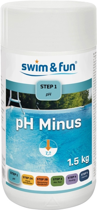 PH Minus 1,5 kg in the group HOME, HOUSEHOLD & GARDEN / Garden products / Pool & Accessories / Poolchem at TP E-commerce Nordic AB (38-95677)
