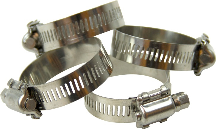 Hose clamps stainless steel 4 pcs. in the group HOME, HOUSEHOLD & GARDEN / Garden products / Pool & Accessories / Pool hoses & Accessories at TP E-commerce Nordic AB (38-95736)