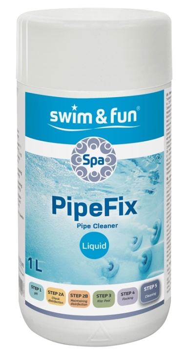 Spa PipeFix - Rengöring av rörsystem, 1 L in the group HOME, HOUSEHOLD & GARDEN / Garden products / Pool & Accessories / Poolchem at TP E-commerce Nordic AB (38-95752)