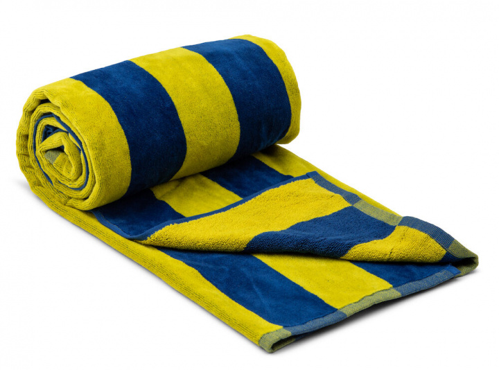 Lord Nelson VICTORY Beach Towel Cabana, Marin/Gul, 80x160 cm in the group HOME, HOUSEHOLD & GARDEN / Bathroom / Towels at TP E-commerce Nordic AB (38-95805)