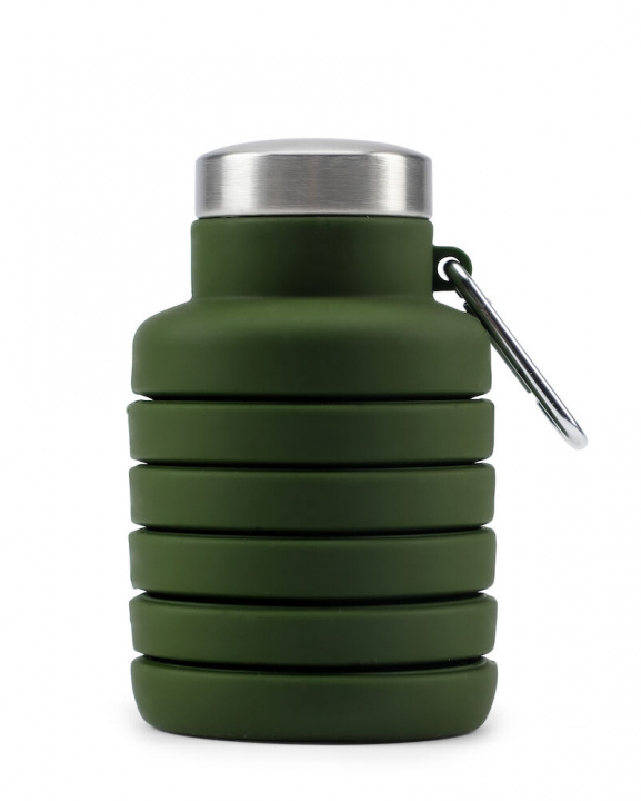 Orrefors Hunting Vattenflaska Silikon, Mörkgrön, 500 ml in the group Sport, leisure & Hobby / Outdoor recreation / Thermoses & Water Bottles at TP E-commerce Nordic AB (38-95819)