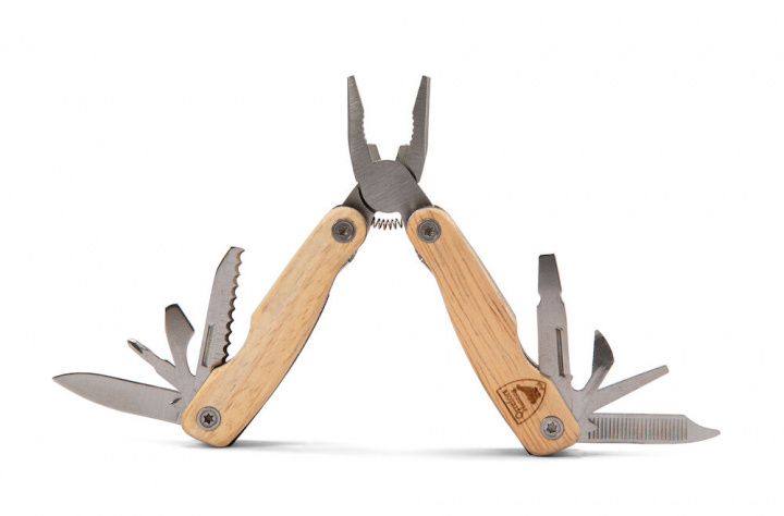 Orrefors Hunting Multi-tool, rubber wood handle, 8 tools in the group Sport, leisure & Hobby / Outdoor recreation / Multi-tools at TP E-commerce Nordic AB (38-95843)