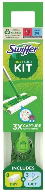 Swiffer Floor Mop Startkit in the group HOME, HOUSEHOLD & GARDEN / Cleaning products / Other cleaning accessories at TP E-commerce Nordic AB (38-95886)