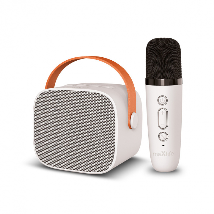 Maxlife MXKS-100 Karaoke Set with Bluetooth, White in the group HOME ELECTRONICS / Audio & Picture / Handheld Microphones at TP E-commerce Nordic AB (38-95932)