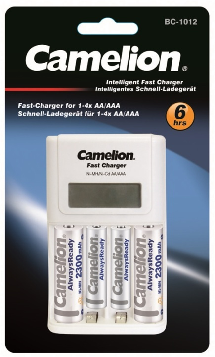 Camelion BC-1012 Battery charger with batteries in the group HOME ELECTRONICS / Batteries & Chargers / Batteries / AAA at TP E-commerce Nordic AB (38-96028)