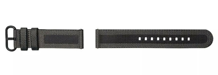 Strap Studio Textile Watch Band Active 20mm, Black in the group Sport, leisure & Hobby / Smartwatch & Activity trackers / Accessories at TP E-commerce Nordic AB (38-96043)