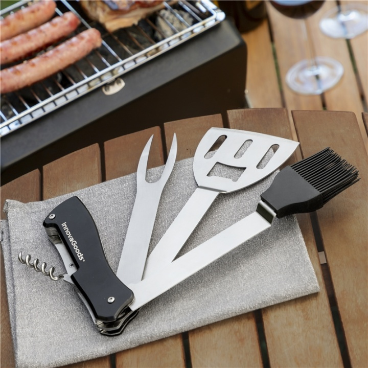 InnovaGoods BBKit 5 i 1 BBQ Multi-Tool in the group HOME, HOUSEHOLD & GARDEN / Garden products / Barbeque & Accessories at TP E-commerce Nordic AB (38-96206)