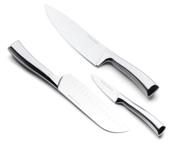 Orrefors Jernverk 3-pack of knives in the group HOME, HOUSEHOLD & GARDEN / Kitchen utensils / Kitchen knives & Knife sharpeners at TP E-commerce Nordic AB (38-96230)