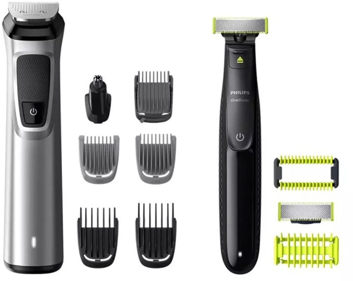 Philips MG9710/90 12-i-1 trimmer inkl OneBlade in the group BEAUTY & HEALTH / Hair & Styling / Shaving & Trimming / Beard trimmer & Accessories at TP E-commerce Nordic AB (38-96252)