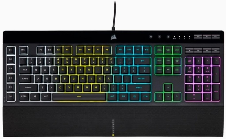 Corsair K55 RGB PRO Gamingtangentbord in the group COMPUTERS & PERIPHERALS / GAMING / Keyboards at TP E-commerce Nordic AB (38-96285)