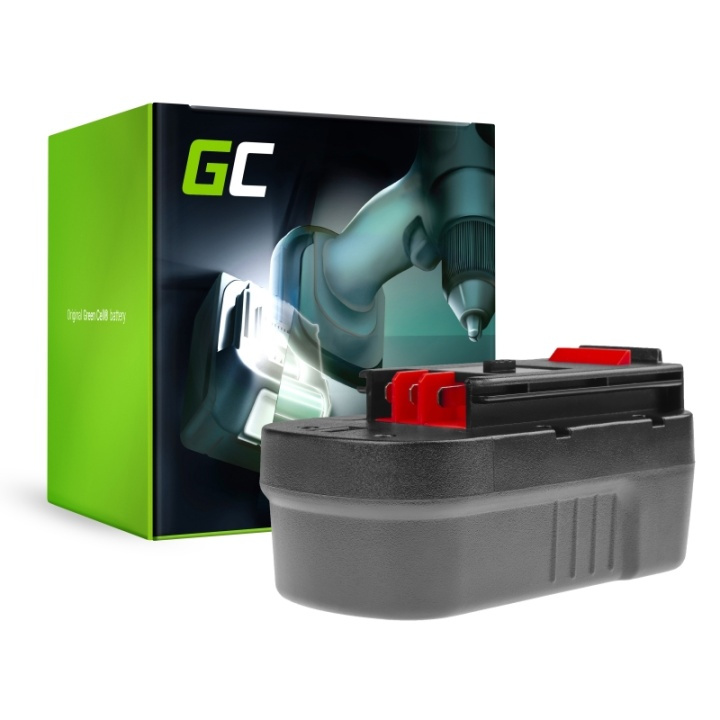 Green Cell Elverktygsbatteri för Black & Decker A18 A1718 HPB18 18V 3Ah in the group HOME, HOUSEHOLD & GARDEN / Tools / Batteries for power tools at TP E-commerce Nordic AB (38-96373)