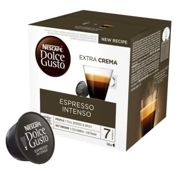 Dolce Gusto Intenso Extra Crema 16st in the group HOME, HOUSEHOLD & GARDEN / Household appliances / Coffee makers and accessories / Coffee capsules at TP E-commerce Nordic AB (38-96415)