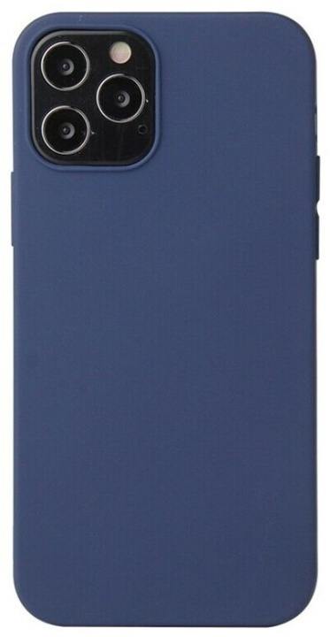 Matte mobile phone case in TPU for iPhone 13 Pro, Navy blue in the group SMARTPHONE & TABLETS / Phone cases / Apple / iPhone 13 Pro / Cases at TP E-commerce Nordic AB (38-96439)