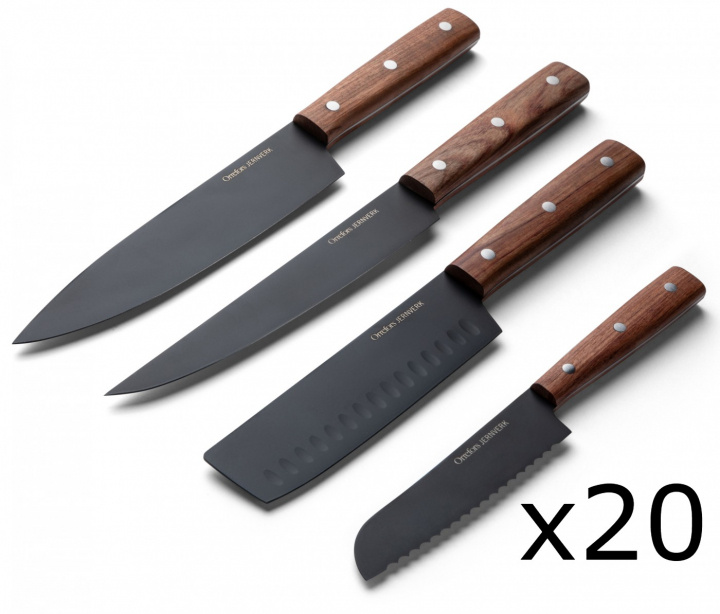Orrefors Jernverk, Knivset Askträ 4 knivar, 20-pack in the group HOME, HOUSEHOLD & GARDEN / Kitchen utensils / Kitchen knives & Knife sharpeners at TP E-commerce Nordic AB (38-96496-PKT20)